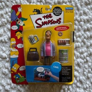 The Simpsons world of springfield interactive figure series 6 Carl collectible